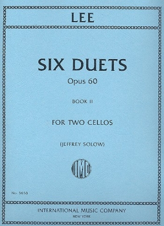 6 Duets op.60 vol.2 (nos.4-6) for 2 cellos score