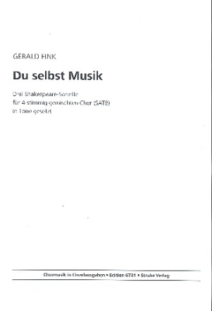 Du selbst Musik fr gem Chor a cappella Partitur