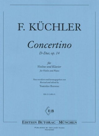 Concertino D-Dur op.14 fr Violine und Klavier