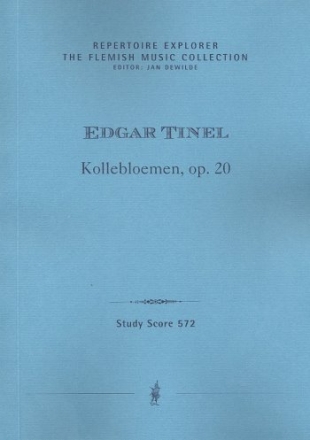 Kollebloemen op.20 fr Tenor, gem Chor und Orchester Studienpartitur