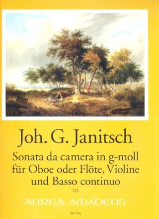 Sonata da camera g-Moll fr Oboe (Flte), Violine und Bc Partitur und Stimmen