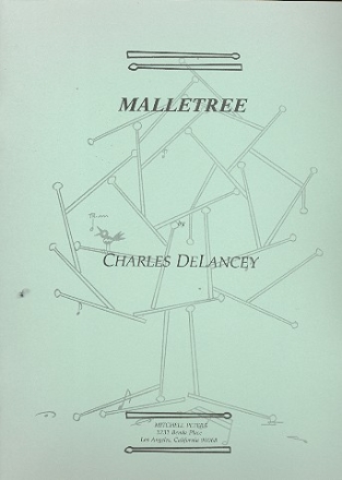 Malletree for marimba (vibraphone/mallet instrument) with 2 mallets