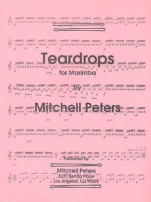 Teardrops for marimba