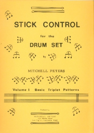 Stick Control vol.1 - Basic Triplet Patterns for drum set