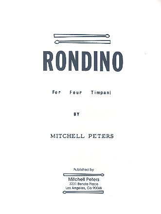 Rondino for 4 timpani one player