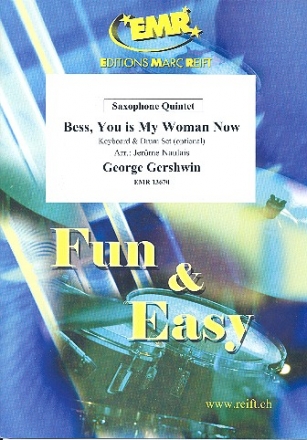 Bess You is my Woman now fr 5 Saxophone (Keyboard und Schlagzeug ad lib) Partitur und Stimmen