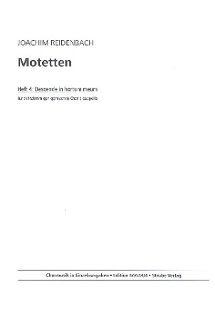 Motetten Band 4 fr gem Chor a cappella Partitur