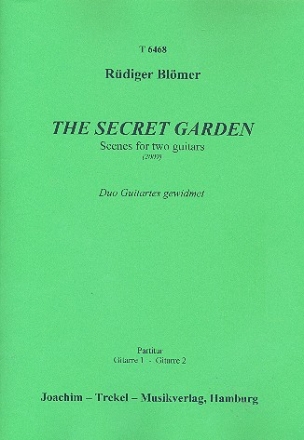 The secret Garden für 2 Gitarren Partitur und Stimmen