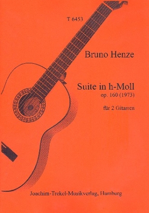 Suite h-Moll op.160 fr 2 Gitarren Partitur und Stimmen