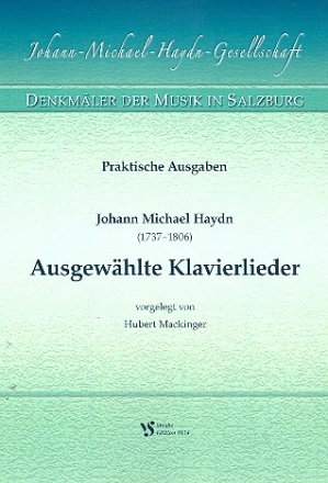 Ausgewhlte Klavierlieder  fr Gesang und Klavier praktische Ausgabe