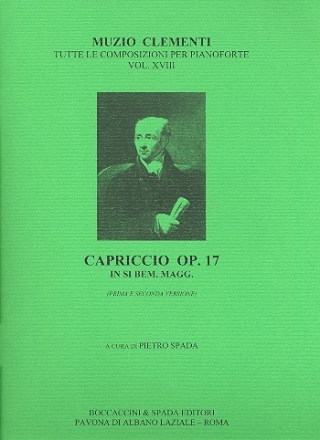 Capriccio si bemol maggiore op.17 per pianoforte