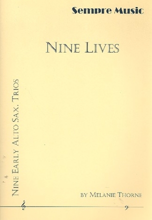 Nine Lives for 3 saxophones (AAA/TTT) score and parts
