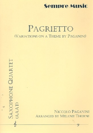 Pagrietto for 4 saxophones (AAAT) score and parts