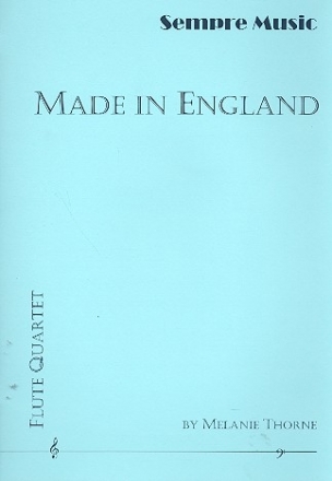 Made in England for 4 flutes score and parts