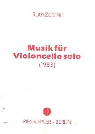 Musik fr Violoncello solo Faksimile