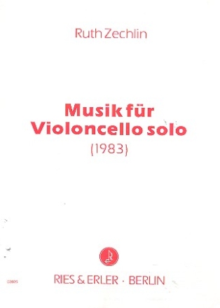 Musik fr Violoncello solo Faksimile