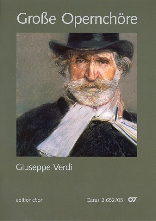 Groe Opernchre fr gem Chor und Klavier Chorpartitur (Mindestabnahme 20 Stk)