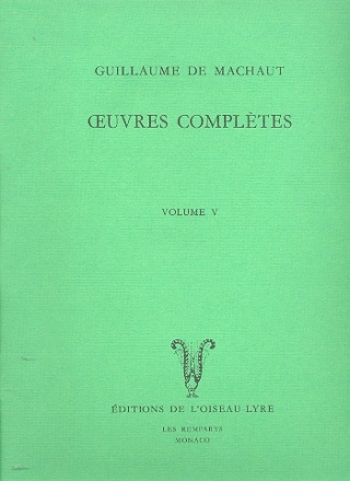Oeuvres Compltes vol.5 - pour voix mixtes partition (fr)