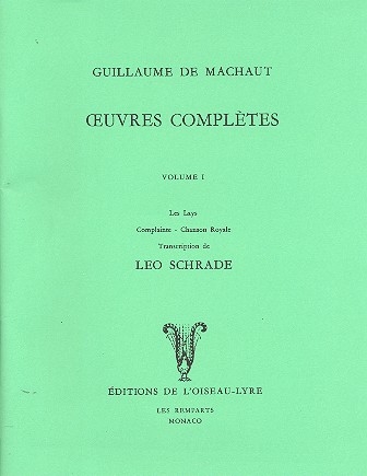 Oeuvres Compltes vol.1 - pour voix mixtes partition (fr)