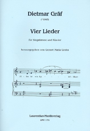 4 Lieder fr Gesang und Klavier