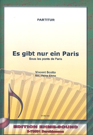 Es gibt nur ein Paris fr Akkordeonorchester Partitur