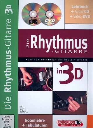 Die Rhythmus-Gitarre in 3D (+CD +DVD): fr Gitarre/Tabulatur