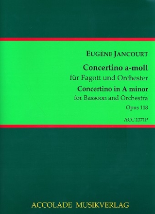 Concertino a-Moll op.118 fr Fagott und Orchester