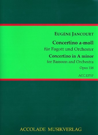 Concertino a-Moll op.118 fr Fagott und Orchester