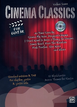 Cinema Classics (+CD) f�r Gitarre/tab