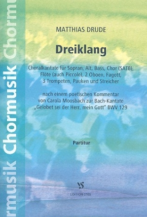 Dreiklang fr gem Chor und Orchester Partitur