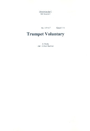 Trumpet Voluntary für Orchester (Schulorchester) Partitur