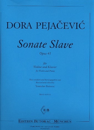 Sonate slave op.43 fr Violine und Klavier