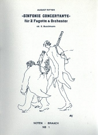 Sinfonie concertante fr 2 Fagotte und Orchester fr 2 Fagotte und Klavier (Klavierauszug mit Stimmen)