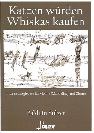 Katzen wrden Whiskas kaufen fr Violine (Mandoline) und Gitarre Partitur und Stimmen