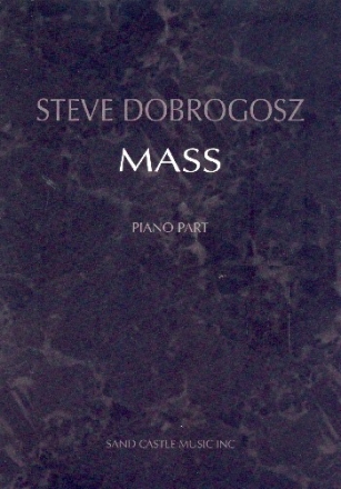 Mass for chorus, string orchestra and piano piano part for performance with strings
