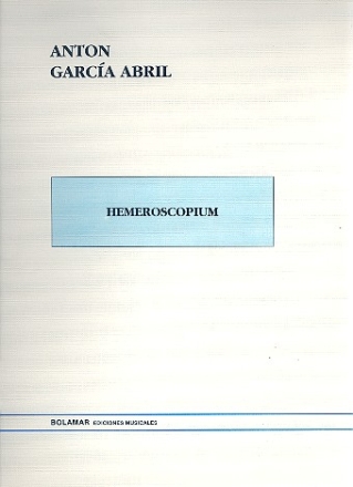 Hemeroscopium para orquestra partitura