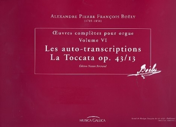 Les auto-transcriptions / La Toccata op.43/13 pour orgue