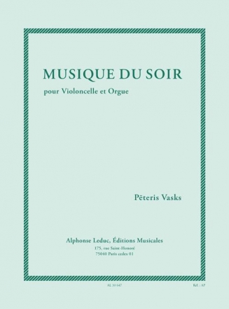 Musique du soir pour violoncelle et orgue