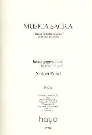 Geistliche Werke zu verschiedenen Anlssen fr Soloinstrument und Klavier (Orgel) Flte