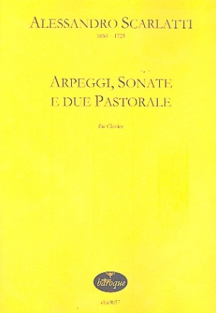 Arpeggi, sonate e due pastorale fr Klavier