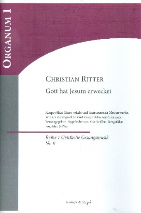 Gott hat Christum erwecket fr Soli, gem Chor und Orchester Partitur und Stimmen