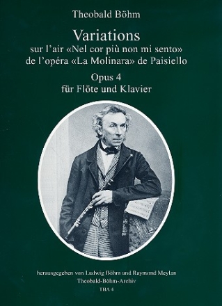 Variations sur l'air Nel cor pi non mi sento de l'opra La molinara de Paisiello op.4 fr Flte und Klavier