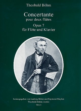 Concertante op.7   fr 2 Flten und Orchester Klavierauszug mit Solostimmen