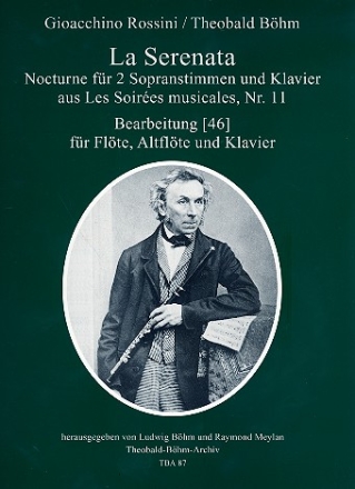 La serenata aus Les soires musicales Nr.1 fr Flte, Altflte und Klavier Stimmen