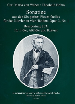 Sonatine op.3,1 fr Flte, Altflte und Klavier Stimmen