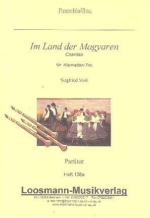 Im Land der Magyaren fr 3 Klarinetten Partitur  und Stimmen