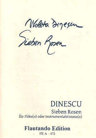 Sieben Rosen fr Flte (Instrument)