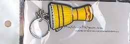 Schl�sselring-Anh�nger Djembe (gelb)