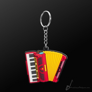 Schl�sselring-Anh�nger Weltmeister-Akkordeon