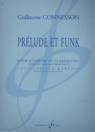 Prlude et Funk pour 4 clarinettes (BBABass) partition et parties